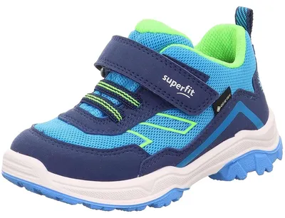 Produktbild von Superfit Gore-Tex Jupiter Kinder Wasserdichte Sportschuhe Blau/Hellgrün, 1-000058-8010 - Gr. 32