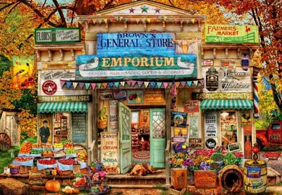Image de Bluebird Puzzle Puzzlemotiv The General Store - 1000 Teile bunt