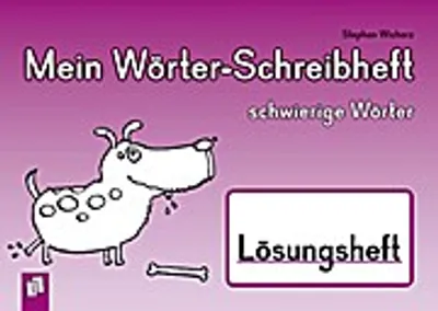 Obrázok produktu pre Mein Wörter-Schreibheft - schwierige Wörter - Lösungsheft