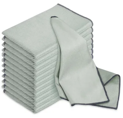 Produktbild von Fensterputztücher Mikrofaser 12 Stück 30 x 40 cm streifenfrei fusselfrei