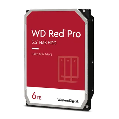 Immagine prodotto di Western Digital Red Pro internal hard drive 6 TB 7200 RPM 256 MB 3.5" Serial ATA