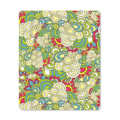 Produktbild von MuchoWow® Mauspad Mousepad Muster - Blumen - Frühling 19x23 cm - Mousepads - Maus Mat - Pad - Mausunterlage - Mauspads - Spielen