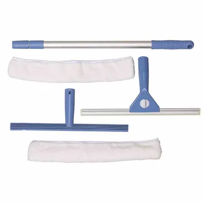 Produktbild von BÜMAG Fensterreinigung Set , Arbeitsbreite 30 cm, 4-teilig, mit Stiel