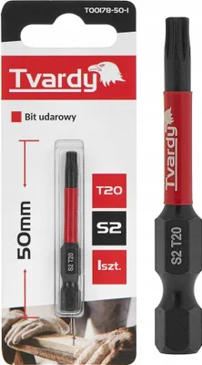 Produktbild von Schlagbit 50 mm T20 TORX S2 Stahlspitze für TVARDY-Schraubendreher