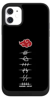 Produktbild von NIVOCASE Handyhülle für Apple iPhone 11 Hülle NIVOpure Case Schwarz Naruto Shippuden Offizielles Lizenzprodukt Akatsuki