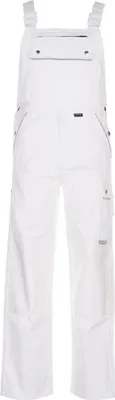 Produktbild von Größe 64 Herren Planam Canvas 320 Latzhose reinweiß Modell 2132