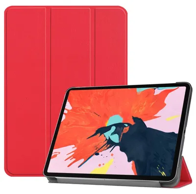Produktbild von Mobigear Dreifach-Faltetui für iPad Pro 12,9 Zoll (2018) – Klapphülle – Rot