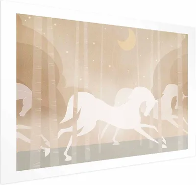 Immagine prodotto di Poster Steeds 60x40 cm senza cornice con margine