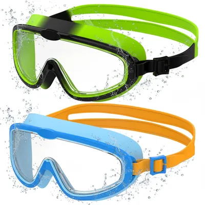 Produktbild von Set von 2 Kinder-Schwimmbrillen mit UV-Schutz