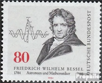 Produktbild von Briefmarken BRD (BR.Deutschland) 1984 Mi 1219 (kompl.Ausgabe) postfrisch 200.Geburtstag von Bessel