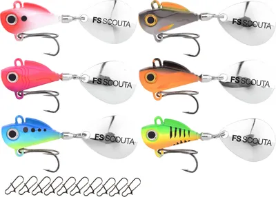 Produktbild von Neptunmaster Set - 6 10g Scouta Jig Spinner + 10 Snaps