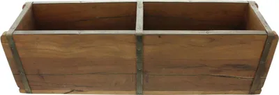 Obrázok produktu pre Dvojitý drevený úložný box - box na sadenice, kvetinový box