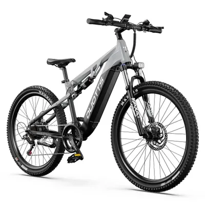 Produktbild von E29 Vollgefedertes E‑Mountainbike für Erwachsene, 25 km/h, 48V 250W, vollgefederter Aluminiumrahmen, 27,5‑Zoll Offroad‑Reifen, max. 150 kg Traglast