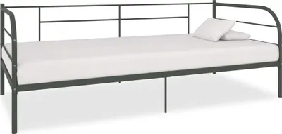 Imagen del producto de Estructura de cama sin colchón metal blanco 90x200 cm