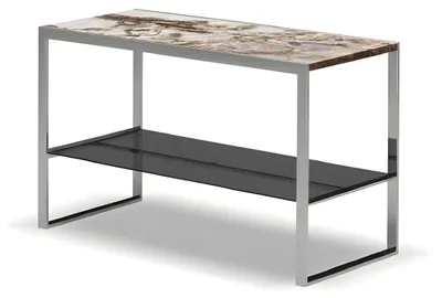 Immagine prodotto di Tavolino moderno in metallo grigio