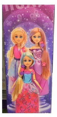 Produktbild von Elefun Roxie Prinzessinnen-Puppe mit langen Haaren, 35 cm
