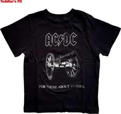 Produktbild von AC/DC - About to Rock Kids 3 Jahre T-Shirt - Schwarz