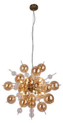 Image de Näve G9 Lampe suspendue EXPLOSION Ø65cm ambre 7026457