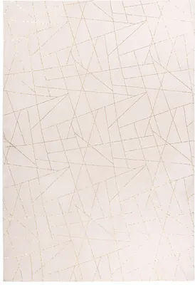Produktbild von Teppich >Bijou< in Creme / Gold, 100% Polyester - 150x80cm (LxB)