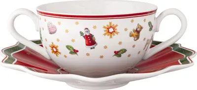 Produktbild von Villeroy & Boch Toy's Delight Suppentasse mit Untertasse (gezackt)