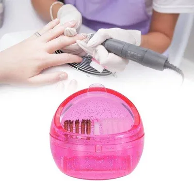 Image de Kit d'outils de manucure avec pièces en céramique et brosse de nettoyage
