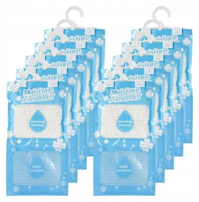 Produktbild von 10 Stück Feuchtigkeitsabsorber/Luftentfeuchter für Kleiderschränke