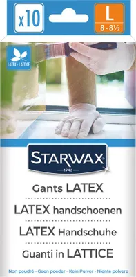Image de Gants Latex épais Lot De 10 - Starwax