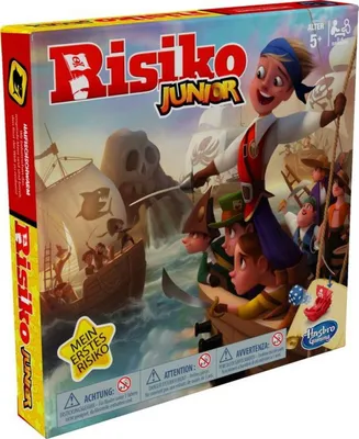 Produktbild von Hasbro - Risiko Junior Brettspiel Gesellschaftsspiel Kinder