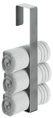 Image de Porte-serviettes pour invités sans perçage – Acier inoxydable – Porte-serviettes pour invités