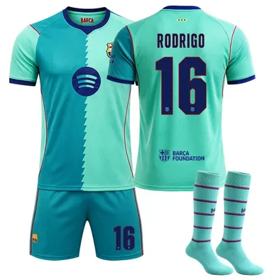 Produktbild von #16 RIDRIGO Barça's second away game,26-27 football jersey for Kids and Adults SIZE:S