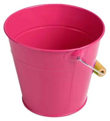 Produktbild von Esschert Design Kindereimer Pink Ø 16,6 cm 1,65 Liter Volumen aus Metall