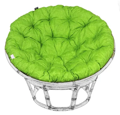 Produktbild von AMPO Sitzkissen Papasan Rattan Kissen Auflage für Hängesessel Hängeei Schaukel 100 cm