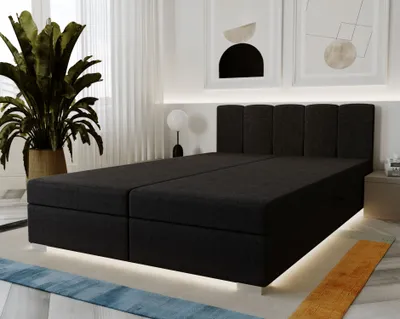 Obrázok produktu pre Kontinentálna posteľ 160x200 ROSIE 5 - čierna