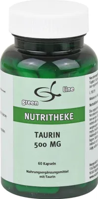 Produktbild von Green Line Nutritheke Taurin 500 mg Kapseln, 60 St. Kapseln