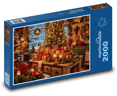 Produktbild von Puzzle 2000 Weihnachtsküche mit Gebäck - martinpuzzle
