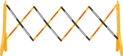 Produktbild von vidaXL Faltbare Verkehrsschranke Gelb und Schwarz 250x38x96 cm