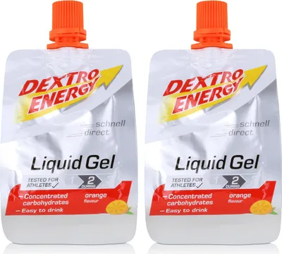 Produktbild von Dextro Energy Liquid Gel Orange 60ml (2er Pack)