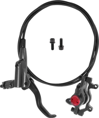 Produktbild von 1 Satz Fahrrad Bremszubehör, Aluminiumlegierung Bremsgriff, Hinterer Linker Bremshebel Und 1450mm Bremszug Für Rennrad MTB, Schwarz