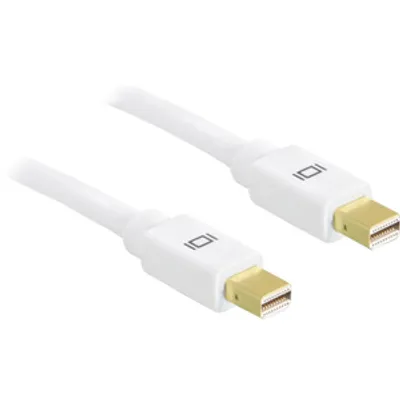 Produktbild von Delock - DisplayPort-Kabel - Mini DisplayPort (M) zu Mini DisplayPort (M) - 2 m - weiß