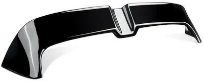 Image de Aile de spoiler arrière, noir brillant, facile à installer, design aérodynamique, noir brillant