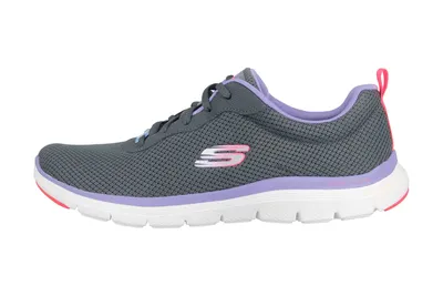 Produktbild von Skechers Flex Appeal 4.0 Brilliant View Charcoal / Lavender Größe EU 42