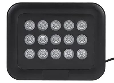 IR-Flutlicht IP66, 15 LEDs, DC 12V, wasserdicht für Kameras
