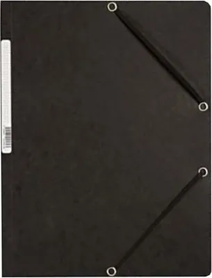 Obrázek produktu pro Q-CONNECT KF02169, Složka na dokumenty, A4, Karton, Černá, Lesklý, Portrét