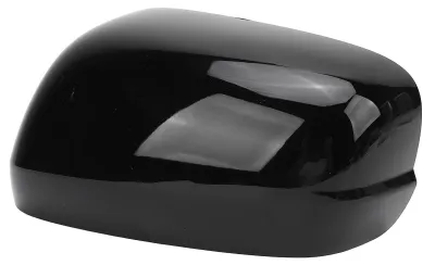 Image de Cache de rétroviseur noir, résistant aux rayures, offrant une protection renforcée. Housse de rétroviseur latéral pour Honda Fit/Jazz, modèles de 2009 à 2014, côté gauche