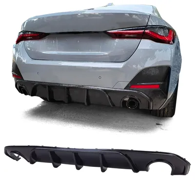 Image de Diffuseur arrière noir brillant pour BMW Série 4 G26 Gran Coupé 420 430