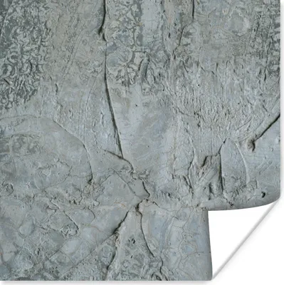 Produktbild von MuchoWow® Poster Blau - Hell - Grau 75x75 cm - Wand Dekoration