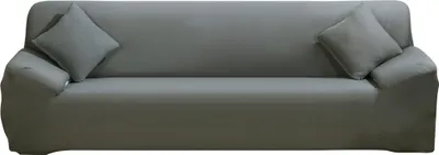 Obrázek produktu pro Potah na pohovku Stretch Fabric Sofa Cover Nábytek Protector 1/2/3/4 Seat Couch Cover (tmavě šedá)