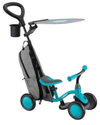 Produktbild von Globber - "Learning Deluxe" Fahrrad, 3 in 1 PP13150 (Einheitsgröße) (Blaugrün)