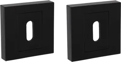 Produktbild von B-Harko KL Vierkantscheibe, schwarz für Nigra Türdrücker