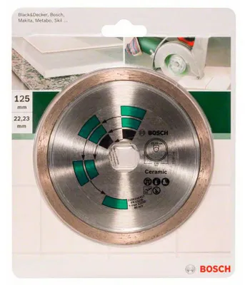 Obrázok produktu pre Bosch 2 609 256 417, Rezací disk, Mramor, 12,5 cm, Každá značka, 2,2 cm, 1,7 mm